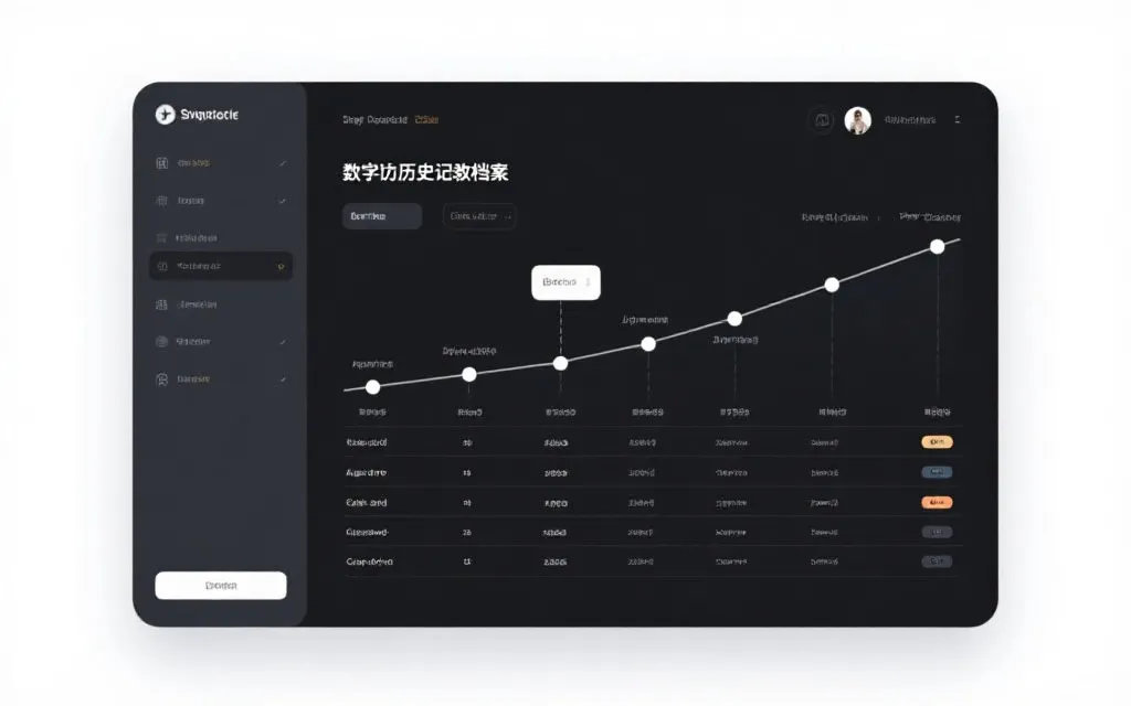 数据归档和历史记录界面